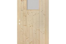 Palubkové Hdveře sklo 50/40, masiv smrk