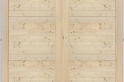 Dvoukřídlé H dveře vodorovné 160cm