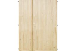 H dveře dvoukřídlé SLIM plné 125cm