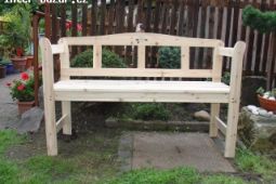 Nová zahradní lavička, lavice
