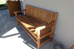 Zahradní lavice z teakového dřeva 250 cm
